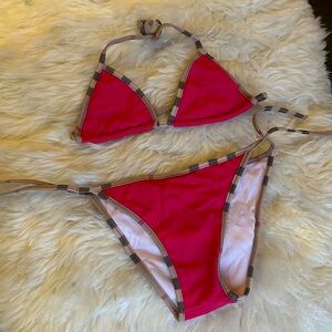BURBERRY PINK 12Y girls bikini 🩷
